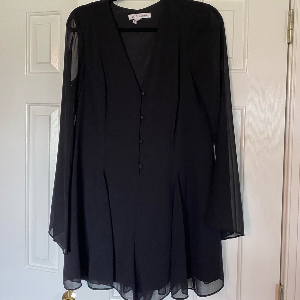 BCBGeneration Long Sleeve Blazer Romper